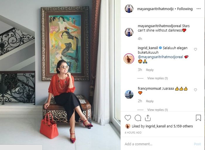 Harga tas mewah Mayangsari