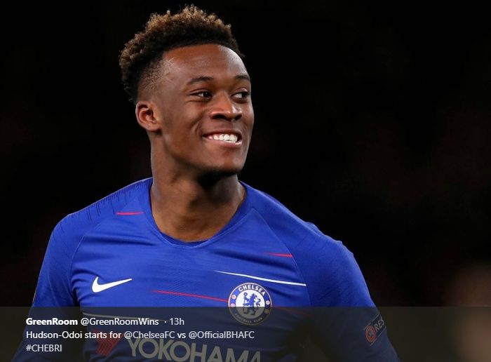 Penyerang sayap muda Chelsea, Callum Hudson-Odoi