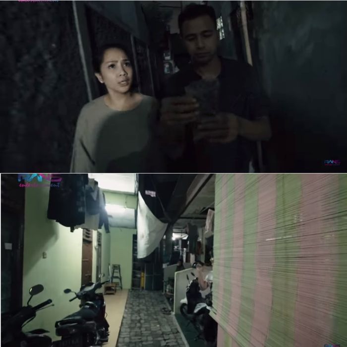 Gang Sempit menuju rumah kontrakan Merry