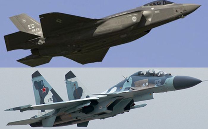 F-35 dan Su-35, sama-sama canggih dan mematikan