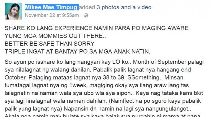 Unggahan Mikee Mae Timpug
