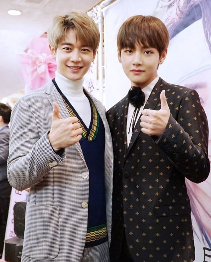 Minho dan V berteman setelah main drama bareng.