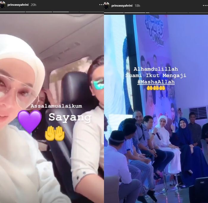 Ikut Acara Hijrah di <a href='https://pontianak.tribunnews.com/tag/medan' title='Medan'>Medan</a>, <a href='https://pontianak.tribunnews.com/tag/syahrini' title='Syahrini'>Syahrini</a>-Reino Absen Makan Duren Bareng Artis, Warganet: 'Mana Level, Sih?'