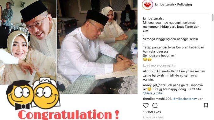 Akad nikah Mama Rieta