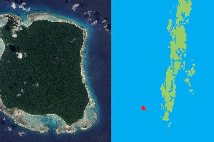 Letak Pulau Sentinel