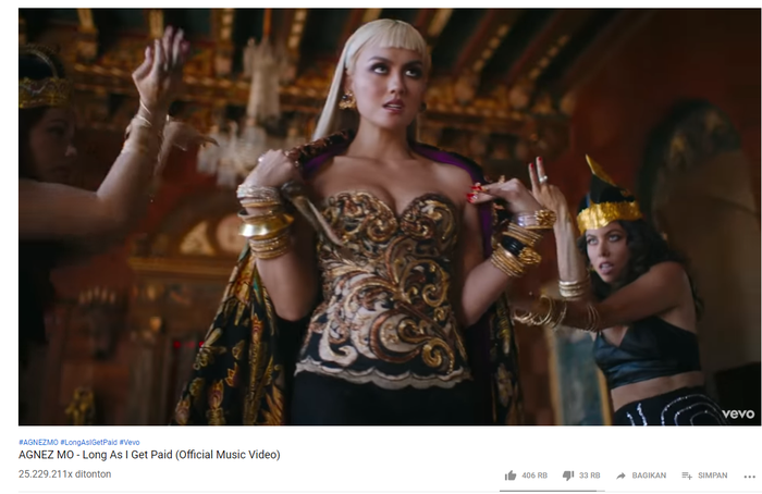 Agnez Mo syuting video klip di Villa de Leon