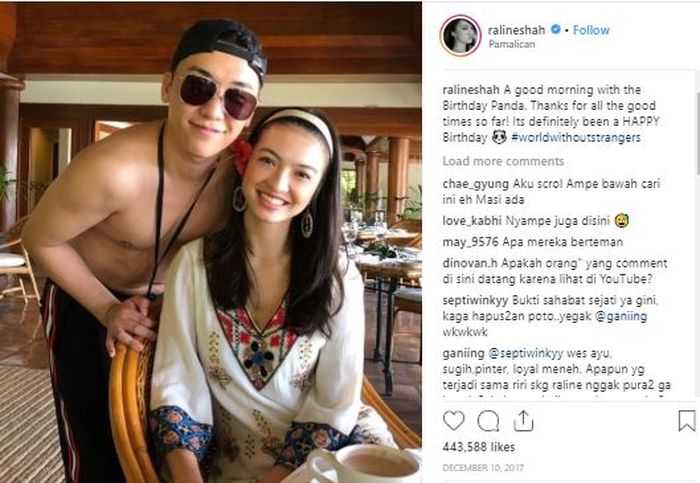 Potret kebersamaan Raline Shah dan Seungri