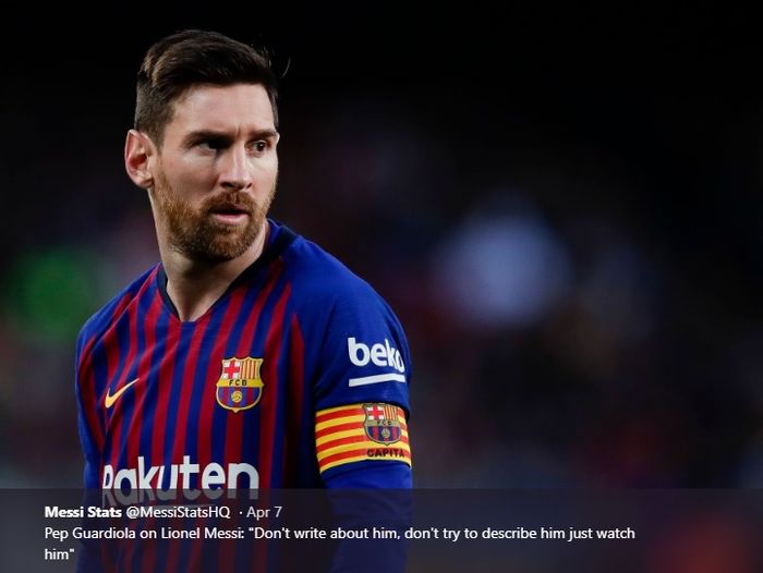TWITTER.COM/MESSISTATSHQ
Megabintang Barcelona, Lionel Messi