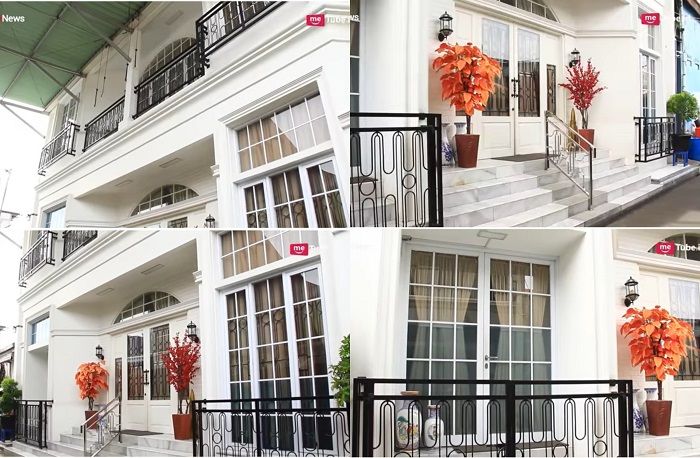 Rumah keluarga Ahmad Sahroni yang sekarang.