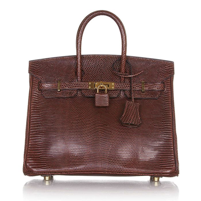 Olla Ramlan tenteng Hermes Birkin 25 Cocaon Brown Lizard with Gold Hardware seharga 531 juta Rupiah