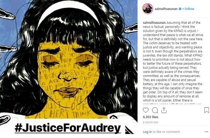 Tak Setuju Kasus Penganiayaan Siswi di Pontianak Diselesaikan Secara Damai, Salmafina Sunan: Mereka Adalah Penjahat!