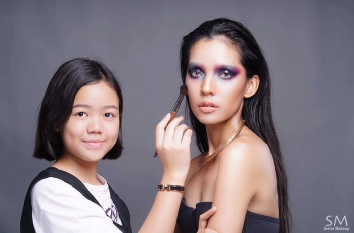 Natthanan tertarik pada dunia makeup sejak kecil.