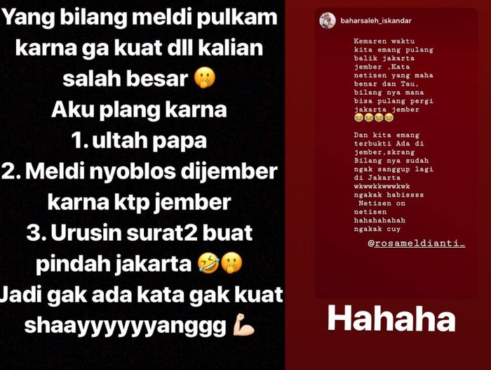 Dewi Perssik Sindir Meldi Pulang Kampung Karena Malu Dan