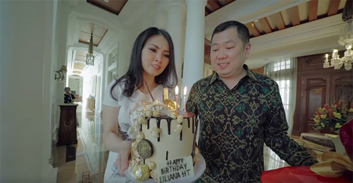 Kejutan ulang tahun Liliana Tanoesoedibjo