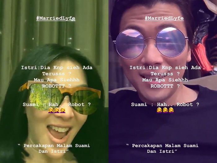 Kemesraan Syahrini dan Reino Barack