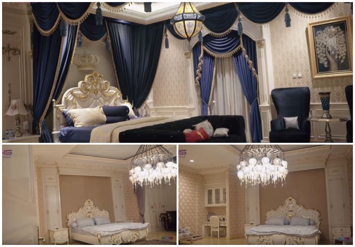 Kamar utama <a href='https://bangka.tribunnews.com/tag/hm-fitno' title='HM Fitno'>HM Fitno</a>(atas) dan kamar untuk keluarga (bawah)