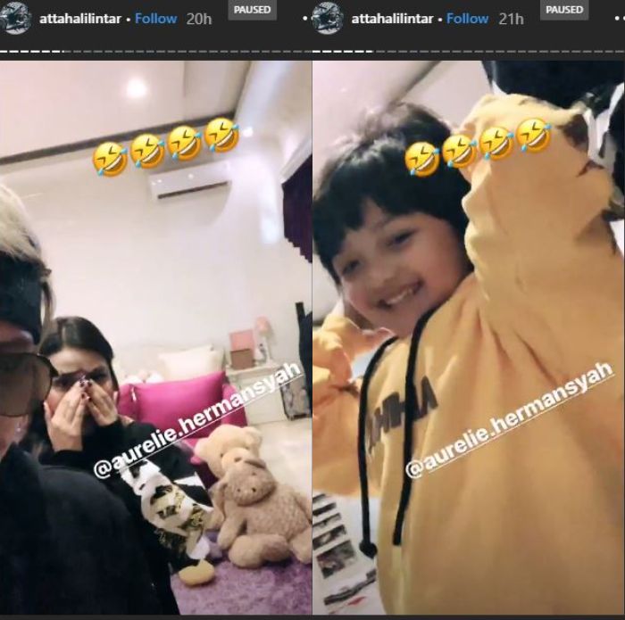Kedekatan Atta Halilintar dengan Aurel Hermansyah dan Arsy.