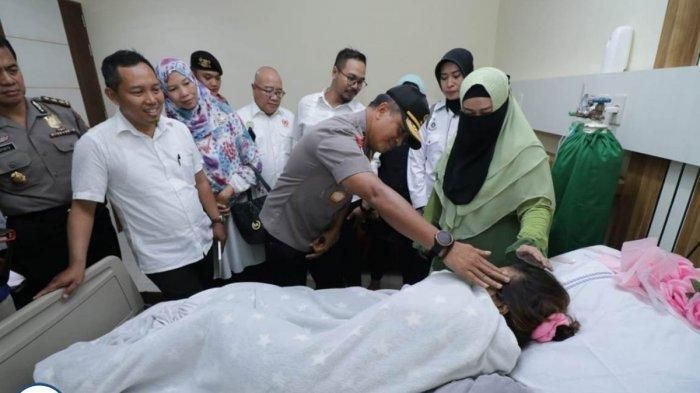 Audrey sudah dipulangkan dari rumah sakit