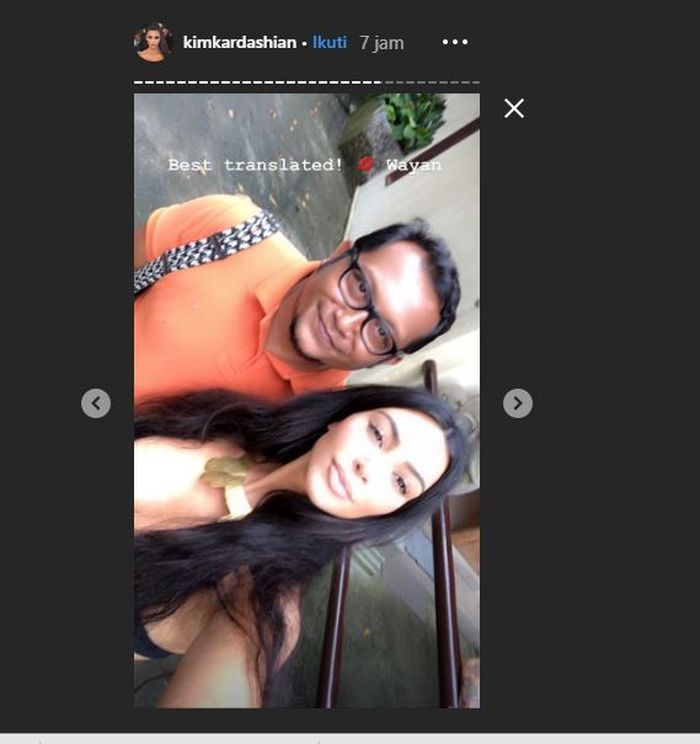 Kim Kardashian memperkenalkan Wayan