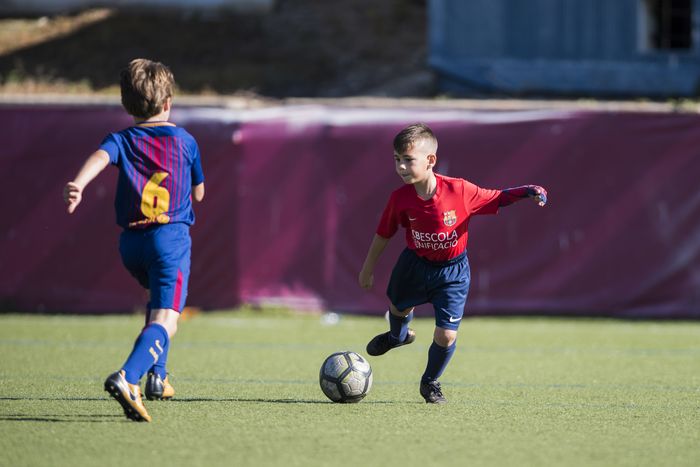 Thiago Torres, mantan penderita stroke yang kini memperkuat tim akademi Barcelona.