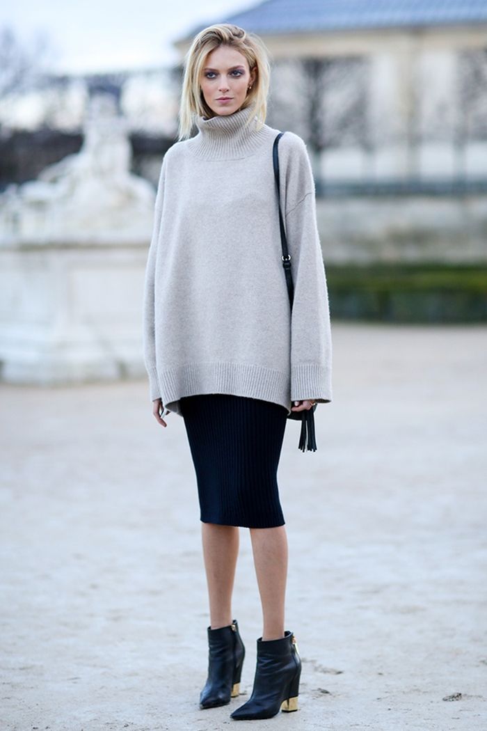 Turtleneck oversized