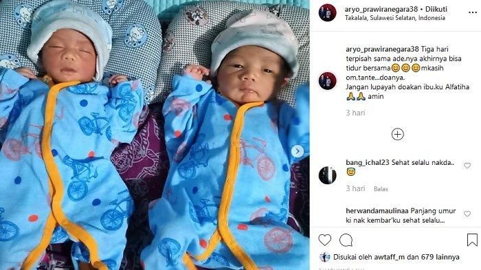 Anak kembar Bripda Jumiati