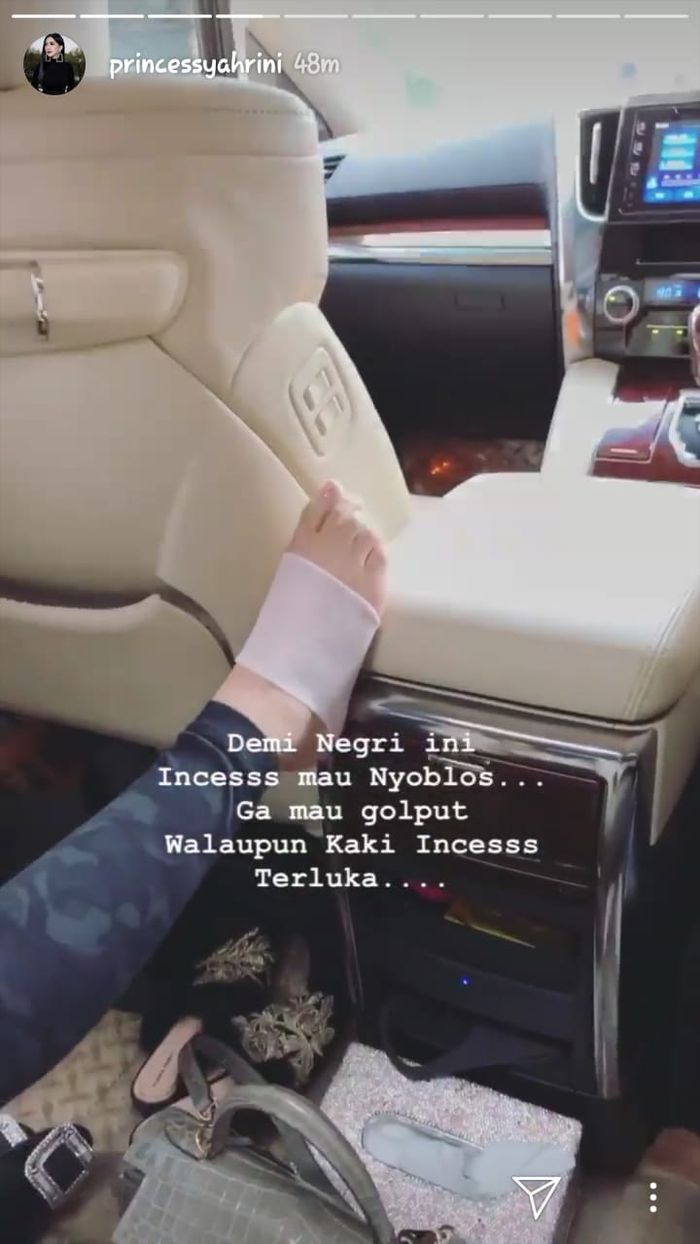 instastory Syahrini