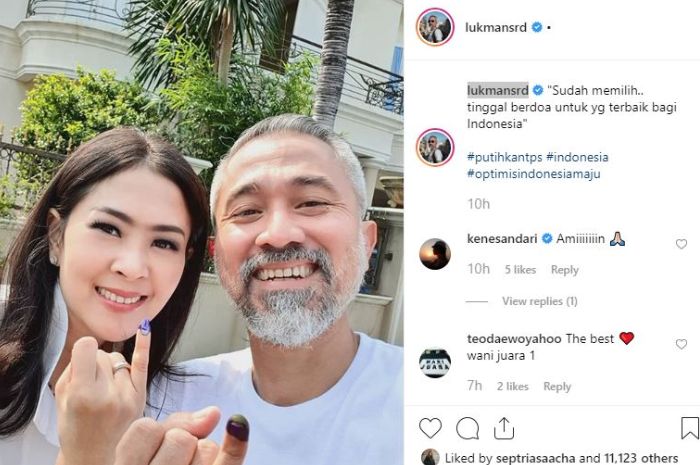 Lukman Sardi dan Pricillia Pullunggono