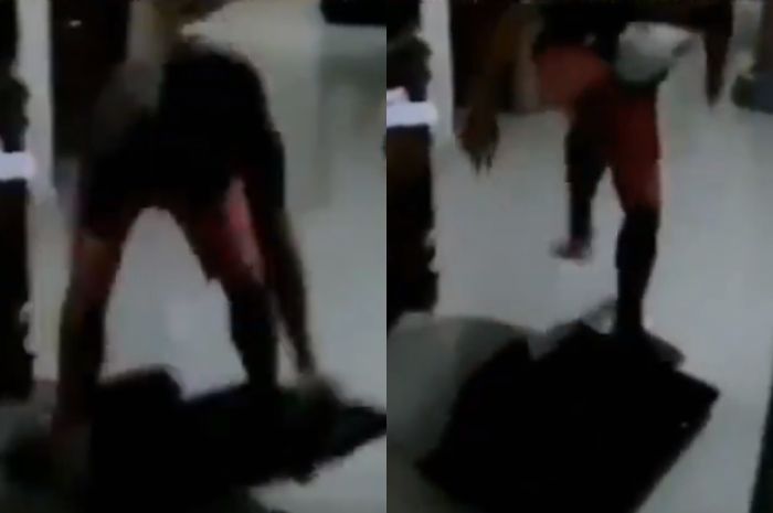 Viral Video Pria Marah-marah Hingga Unboxing TV Sendiri Lantaran Tak Percaya Hasil Quick Count Pemilu 2019