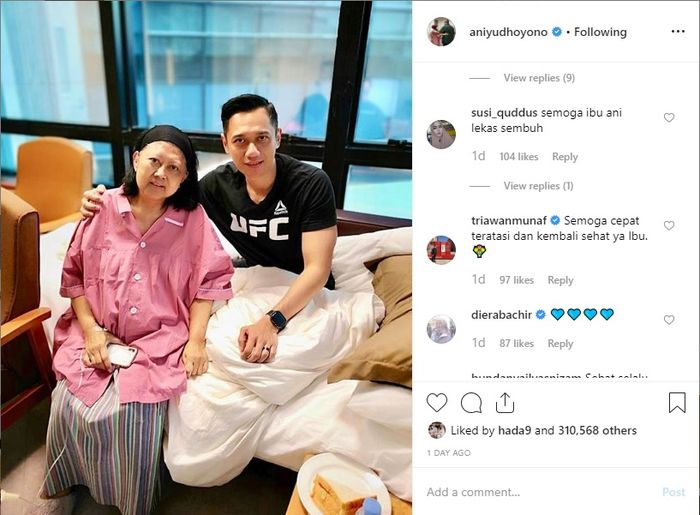 Ani Yudhoyono dan Ahy.