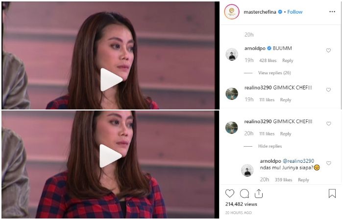 Chef Arnold murka saat disebut gimmick.