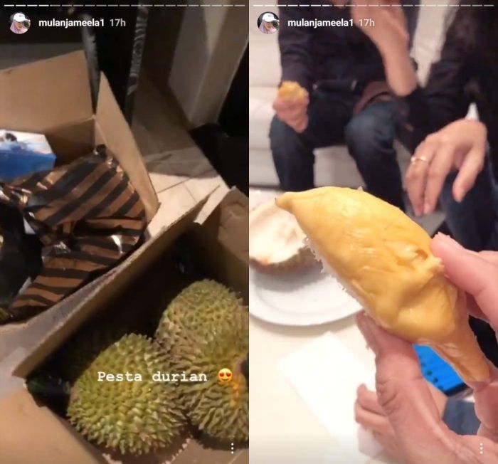 Mulan Jameela hadiri ulang tahun teman