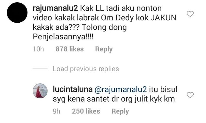 Klarifikasi Lucinta Luna atas kemunculan jakun di lehernya.