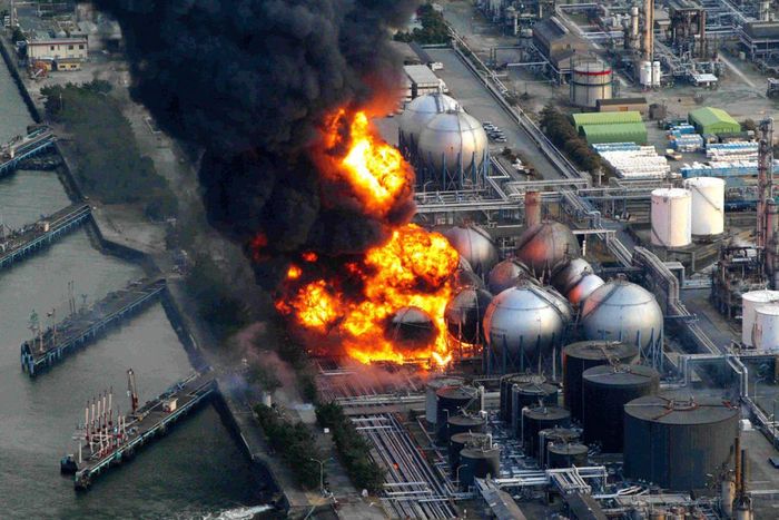 Incendio en la central nuclear de Fukushima Daiichi