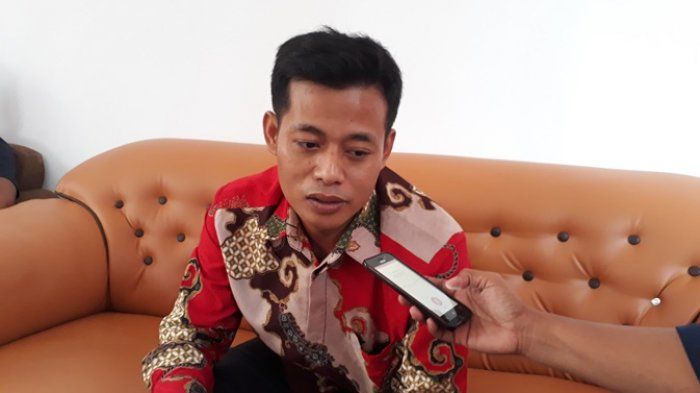 Ketua KPU Purwakarta, Ramlan Maulana saat ditemui usai melakukan Rapat Koordinasi dengan instansi pemerintahan Kabupaten Purwakarta