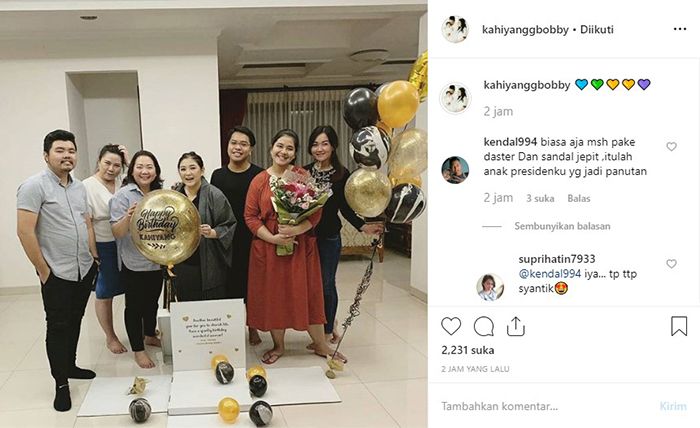 Tiup Kejutan Kue Ulang Tahun yang Gagal, Penampilan Kahiyang Ayu Jadi Sorotan Warganet