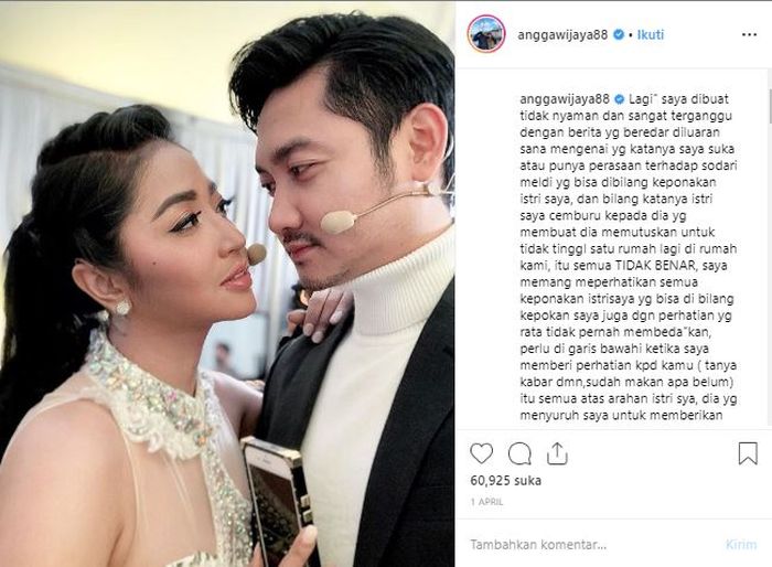 Dewi Perssik dan suami
