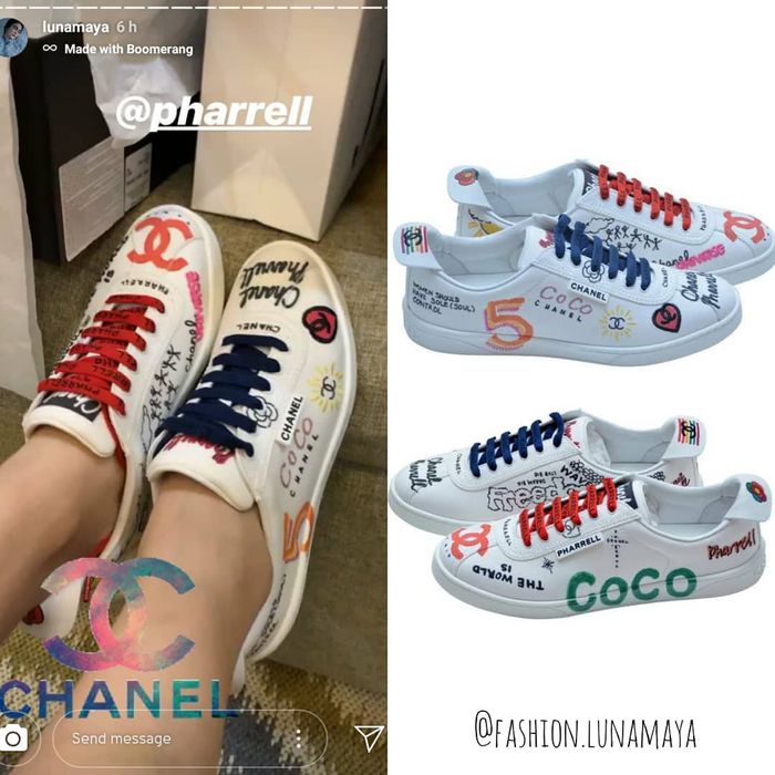 harga sepatu chanel pharrell