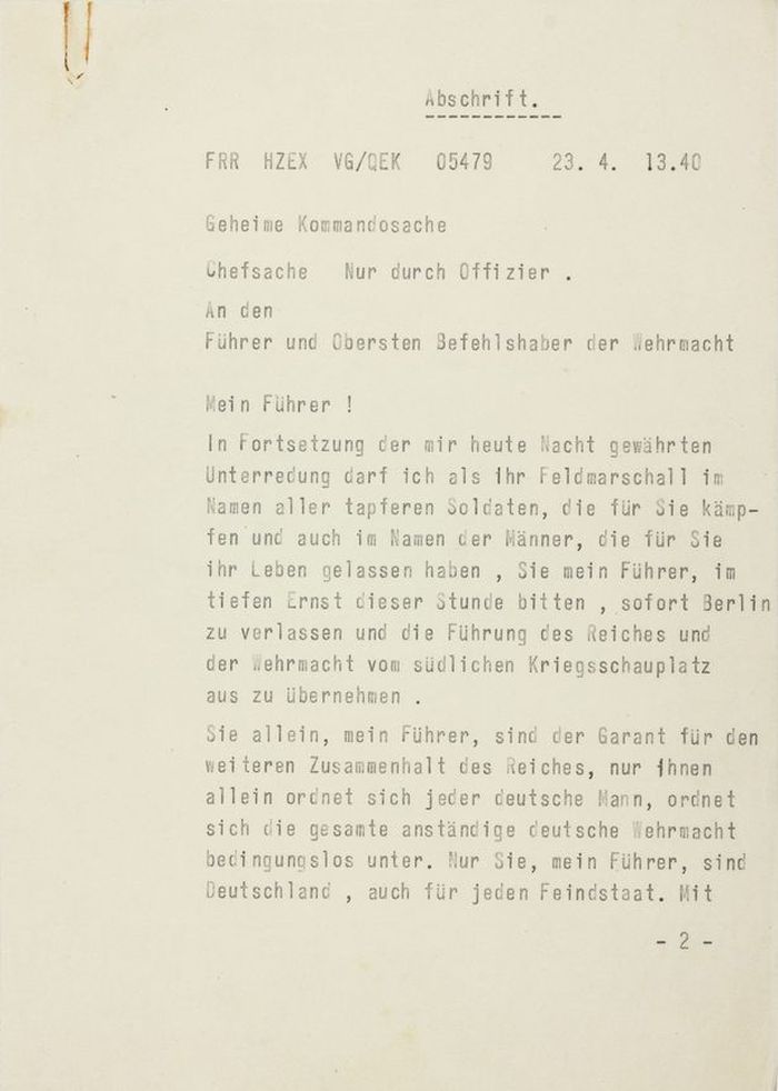 Catatan 'Bunuh Diri' Adolf Hitler Saat Berlin Terdesak Akan Dilelang, Seperti Ini Isi Suratnya
