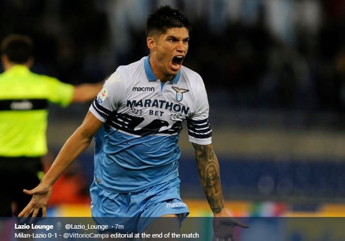 Joaquin Correa sukses menjebol gawang AC Milan yang hantarkan Lazio lolos ke Final Copp Italia