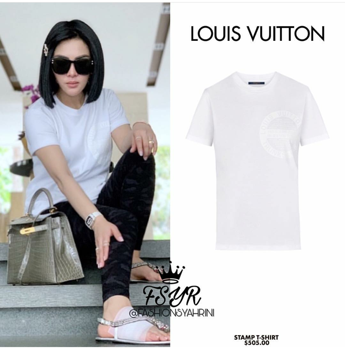 Harga Louis Vuitton Stamp Shirt yang dipakai oleh Syahrini