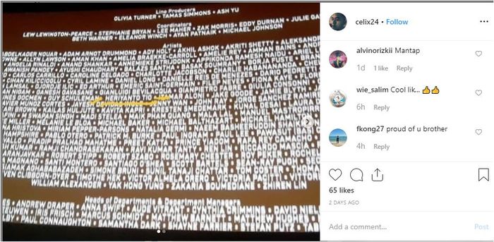 Tangkap layar postingan Heriyanto Tio