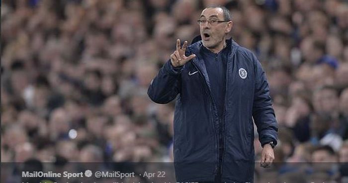 Pelatih Chelsea, Maurizio Sarri.