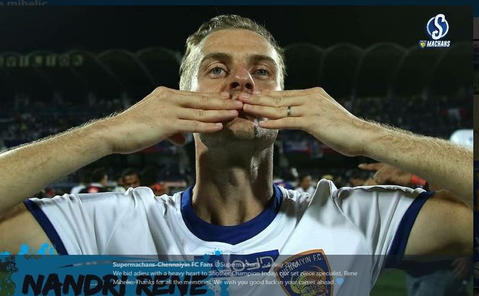 Rene Mihelic, dikaitkan dengan Persib Bandung setelah meninggalkan Delhi Dynamos.