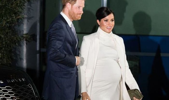 Meghan Markle saat hamil besar
