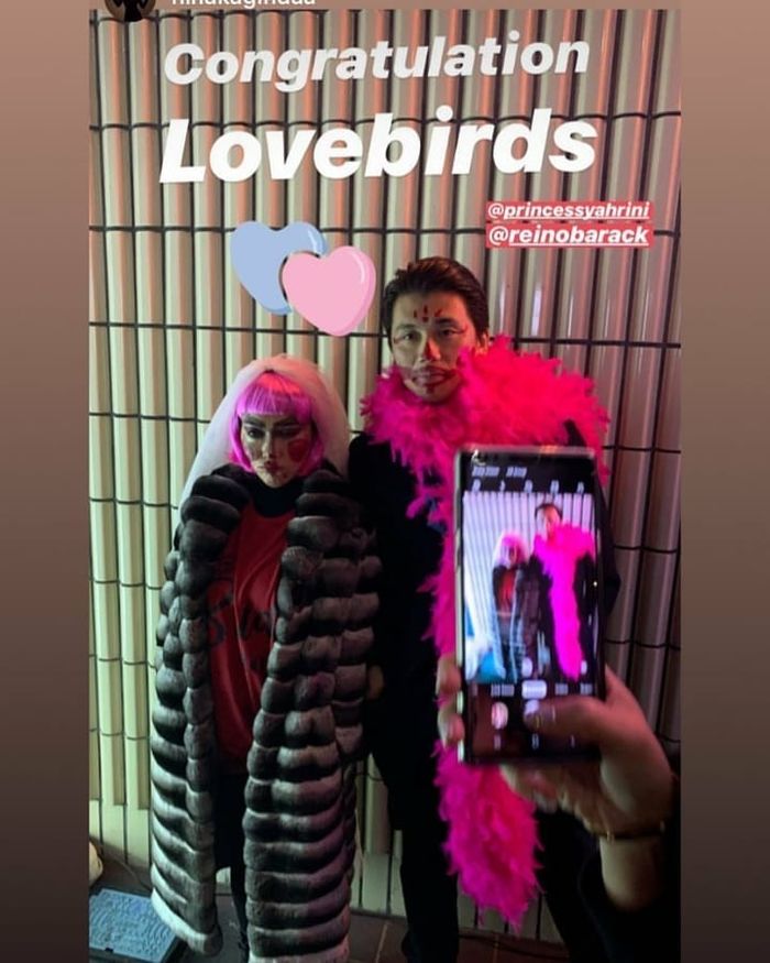 Syahrini dan Reino Barack