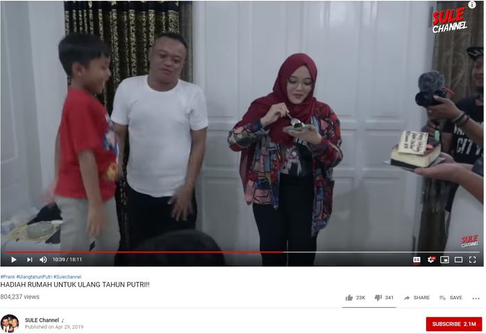 Ulang Tahun Putri Delina