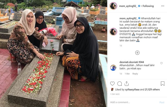 Unggahan Umi Kalsum.