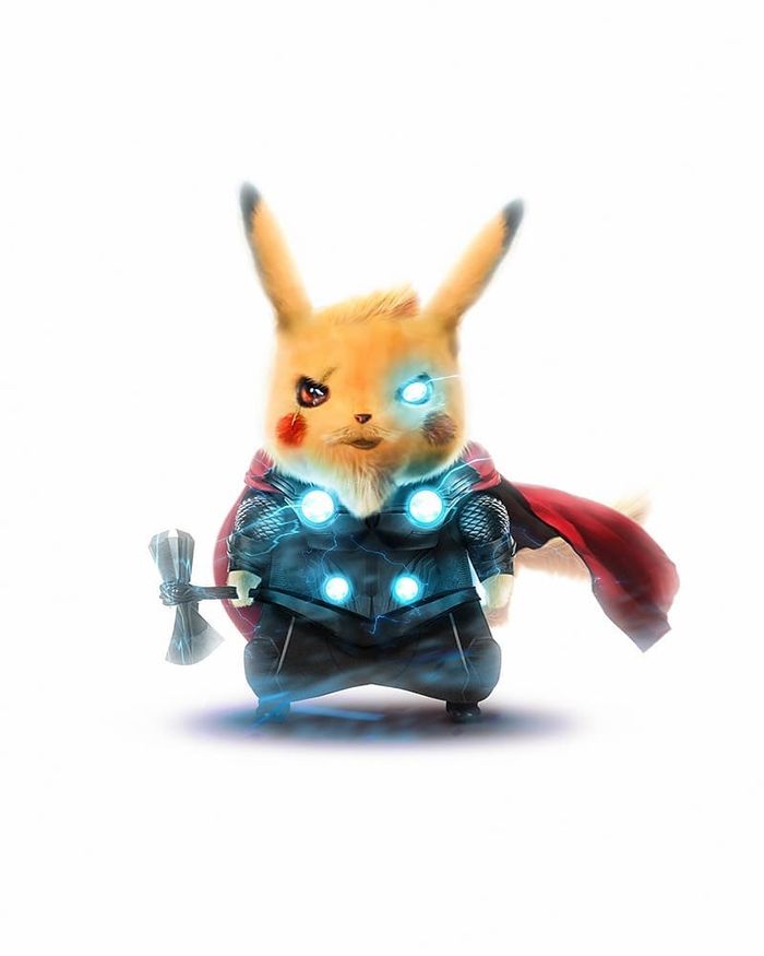 Seniman Buat Pikachu yang Imut jadi Superhero DC dan Marvel, Lihat, yuk