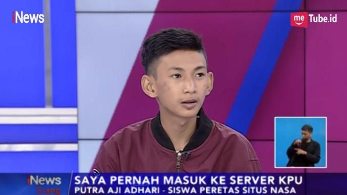 Putra Aji mengaku pernah berhasil masuk ke Website KPU